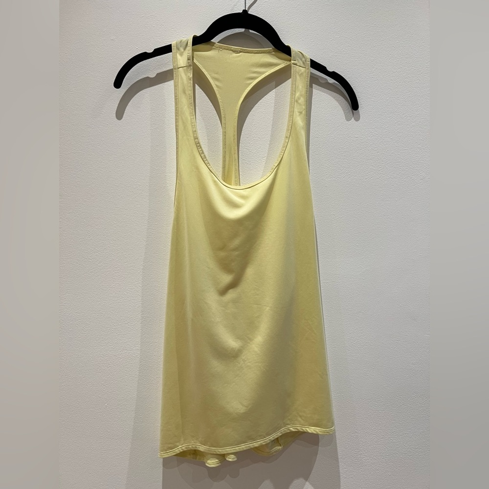 Yellow Fabletics Workout Tank